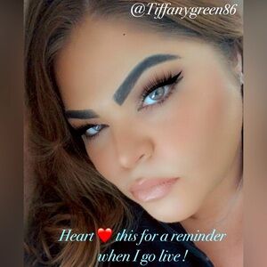 Heart, Follow, and Share when I go live!! @tiffanygreen86